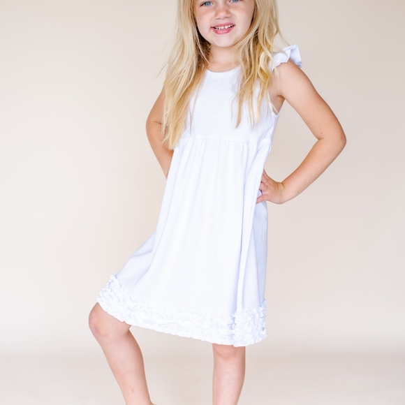 NEW 2 ARB Blanks Ruffle Dresses Size 8 - Picture 2 of 3